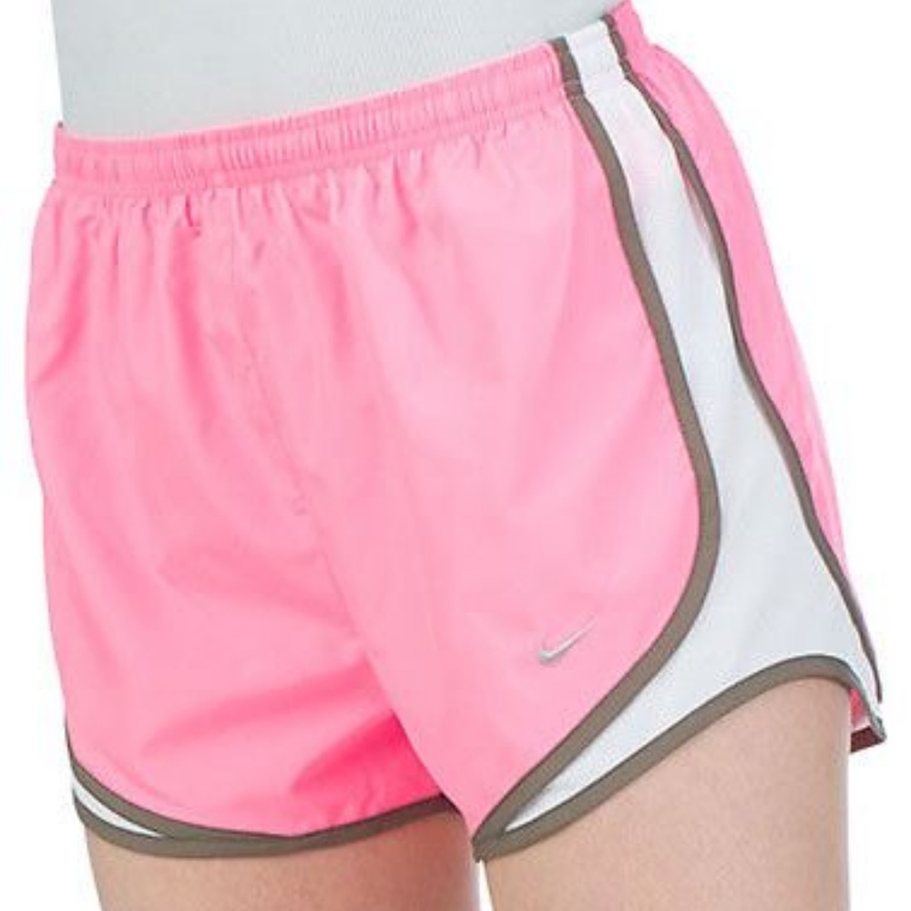NIKE Women's Pink Dri-Fit Tempo Running Shorts C7 - Picture 4 of 8